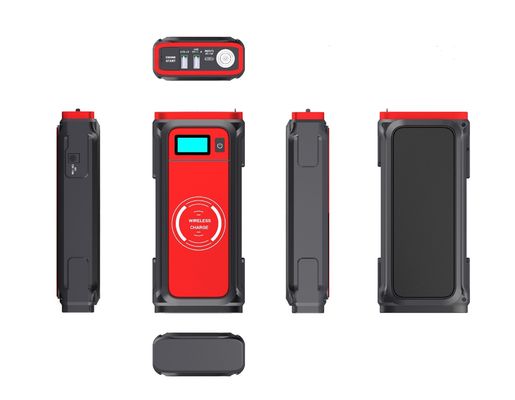 12V 12000mAh Mini Pocket Car Battery Jump Starter Multifunctional