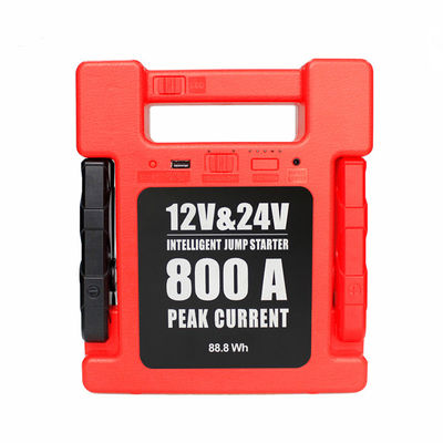 12V 24V Truck Heavy Duty Jump Starters 24000mAh 1000A Peak Power