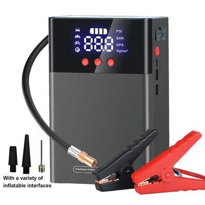 16000mAh Pocket Jumper Starter Car Jump Battery Booster With Flashlight / Air Compress