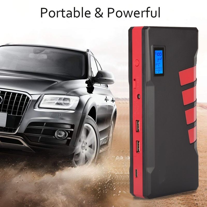 Wireless Charging Jump Starter Power Pack 15000mAh Battery with 5V/2A Output Voltage